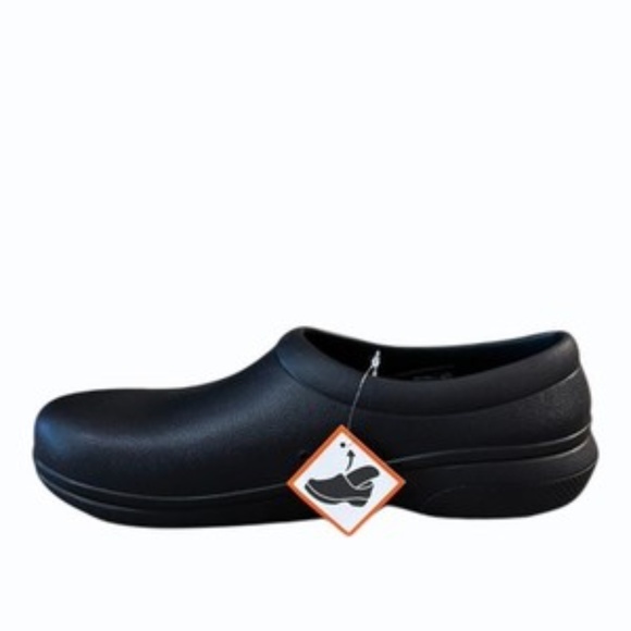 Crocs On The Clock Work Mens Black Slip On Clogs Size 12 Shoes - Picture 4 of 9